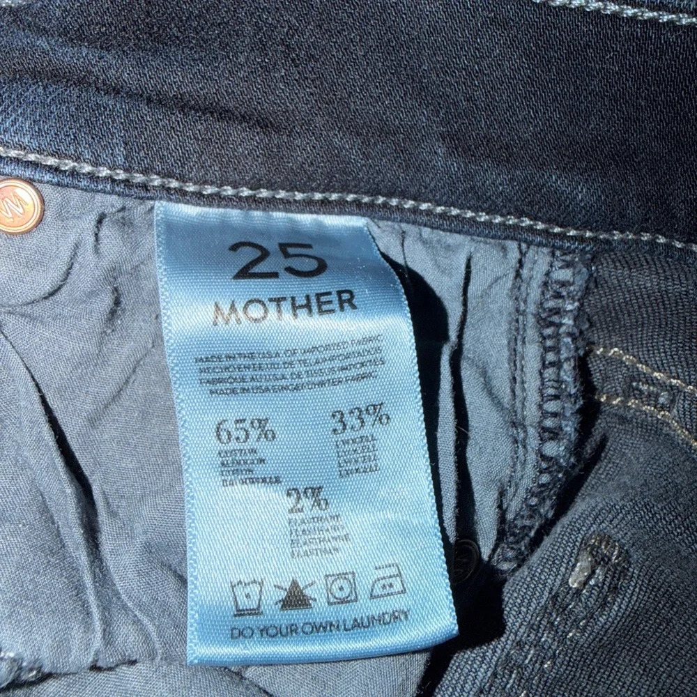 Classic Mother Denim “The Rascal” Indigo Skinny Jeans - Picture 7 of 7